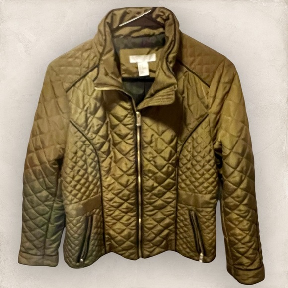 H&M Quilted Olive Green Jacket - Picture 2 of 5